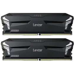 Lexar Ares 32GB DDR5 6000MHz (2x16GB KIT) CL30 DIMM, 1.35V, heatsink, Non-RGB, Black Cene