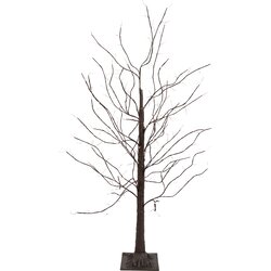 LUCA LIGHTING božična stoječa svetilka rjavo drevo 120 cm vklj. led s časovnikom IP44 - ki Cene