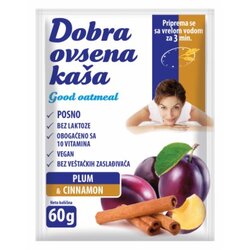 Dobra Ovsena Kaša šljiva i cimet 60G Cene