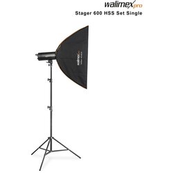 Walimex pro Stager 600 HSS Set Single Cene