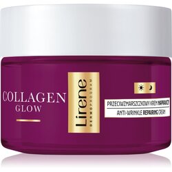 Lirene Collagen Glow 70+ krema za regeneraciju i protiv bora za njegu kože i održavanje njezine prirodne hidratacije 50 ml Cene