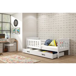 BestBed POSTELJA KUBUS 190X80 - BELA-Bela Cene