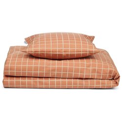Liewood dječja posteljina carl adult 140x200 check/tuscany rose Cijene