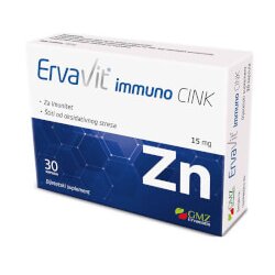 GMZ Ervamatin Ervavit immuno cink 15mg Cene