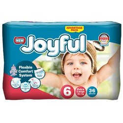 JOYFUL pelene 6 large 16kg+ 36 kom Cene