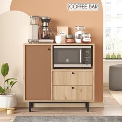 Hanah home RE1-SK oaktile red multi purpose cabinet Cene