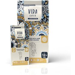 Vida Super Puppy Medium i Large Piletina, Jagnjetina i Povrće, hrana za štence 12 kg Cene