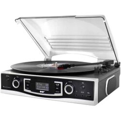 Soundmaster PL590SW stereo uređaj gramofon, DAB+, UKW, AUX, USB, funkcija snimanja crna Cene