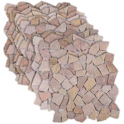 Mozaik pločice Crvena 30 x 30 cm Mramor Cene