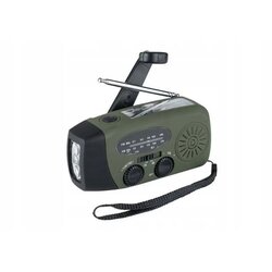 FOSCO Outdoormen Edit emergency radio. Solar-Dynamo Cene