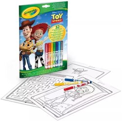 Crayola Toy Story 5: Knjiga za bojanje i radna bilježnica s flomasterima Cene