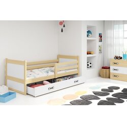 Rico drveni dečiji krevet - bukva - beli - 190x80 cm GVG4326 Cene