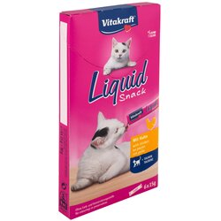 Vitakraft Cat Liquid Snack s piščancem & tavrinom - Varčno pakiranje: 24 x 15 g Cene