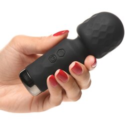 Bang! 10X Mini Silicone Wand Black Cene