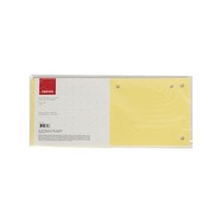 Optima Pregrada kartonska 240 x 105 mm, 10 komada, žuta Cene