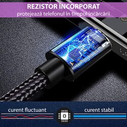 Yesido Podatkovni kabel (CA-56) - Type-C na Lightning, 18W, 2.4A, 1.2m - crni Cene