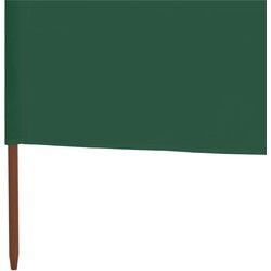 vidaXL 6-panelni vetrobran tkanina 800x120 cm zelen, (20693016) Cene