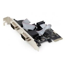 Gembird SPC-22 2 serial port PCI-Express add-on card, with extra low-profile bracket kontroler Cene