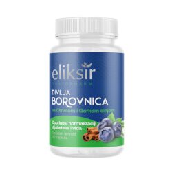 Eliksir Divlja borovnica sa cimetom i gorkom dinjom kapsule Cene