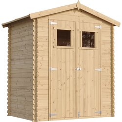 Timbela Lesena vrtna lopa - 136x196xH218 cm/1,98 m2 - Vrtna hiša s podi - M367+M367G, (21823616) Cene