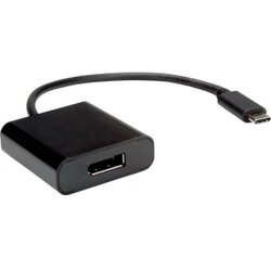 Value USB-C priključni kabel 0.10 m 12.99.3220 crna [1x muški konektor USB-C™ - 1x ženski konektor displayport] Cene