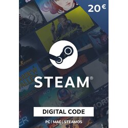 VALVE-SOFTWARE STEAM dopuna kredita 20 EUR - EU Cene