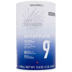 Goldwell light dimensions oxycur platin 9+ barva za lase za poškodovane lase 500 g Cene