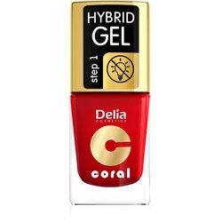 Delia Cosmetics Coral Nail Enamel Hybrid Gel gel lak za nokte nijansa 01 11 ml Cijene