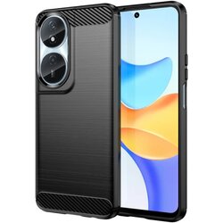 CARBON FIBER Texture maska za Honor 90 Black Cene
