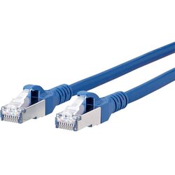 Metz Connect 1308457044-E RJ45 omrežni kabel\, Patch kabel CAT 6a S/FTP 7.00 m modra z zaščitnim zapornim zatičem 1 kos, (20421621) Cene