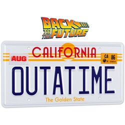 Collective Minds Doctor Collector 8437017951285 Back to The Future Outatime Replika registrske tablice, (21551193) Cene