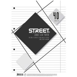 STREET Vložni listi A4, 40 listov, črte Cene