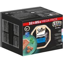 MULTI pakiranje Sheba različice pladnji 32 × 85 g - Classics v pašteti Cene