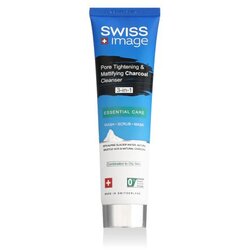 Swiss Image Essential Care Pore Tightening & Mattifying Charcoal Cleanser krema za čišćenje masna 100 ml unisex Cene
