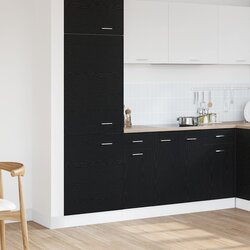 vidaXL kuhinjski ormar crni hrast konstruirano drvo 30 x 46 x 81,5 cm Cijene