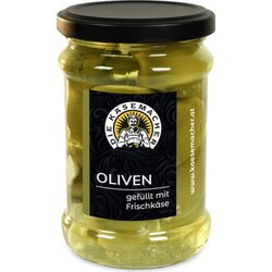 Die Käsemacher Olive, polnjene s kremnim sirom Cene
