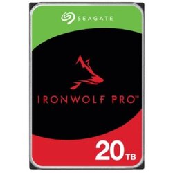 Seagate Technology Seagate IronWolf PRO 20 TB podjetniški NAS trdi disk (HDD), 7200 rpm, 6 Gb/s SATA, 256 MB predpomnilnika, 3,5'' (8,9 cm), zasnovan za neprekinjeno delovanje 24/7 v NAS in RAID rack sistemih, črna (BLK). Cene