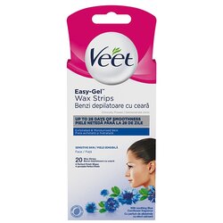 Veet Expert - gotove trakove za depilacijo - za občutljivo kožo (20 kosov) Cene
