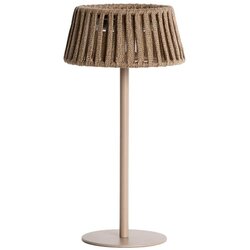 Kave Home LED namizna/prenosljiva zunanja svetilka s solarnim panelom (višina 30 cm) Aldet – Cene