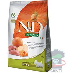 Farmina Pumpkin Dog Adult Mini Grain Free divji prašič in jabolko 800 g Cene