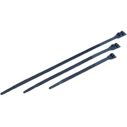 PB Fastener Posebne kablovske vezice, vanjsko zubate (DxŠ) 375 mm x 9 mm 6503 crna PB Faste Cene