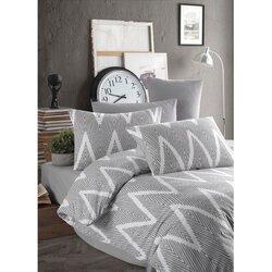 Olivia grey greywhite single xl quilt cover set (de) Cene