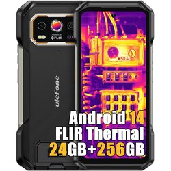 Ulefone Armor 27T Pro Warmebildkamera 5G 24GB/256GB Black Cene