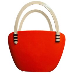 Flower bag lonček - barva oranžna Cene