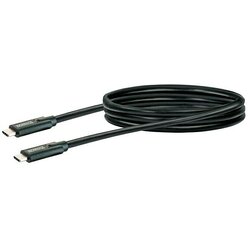 SCHWAIGER USB kabel 45325 (2 m, Vtič USB C, Črne barve) Cene