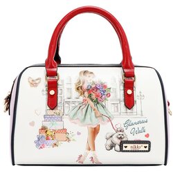 Nikky Modna torba Glamorous Walk bijela 24,5 x 15 x 14,5 cm Cene
