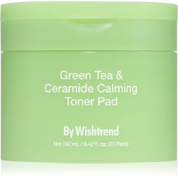 By Wishtrend Green Tea & Ceramide Calming Toner Pad blazinice natopljene tonerom s umirujućim djelovanjem 70 kom Cene