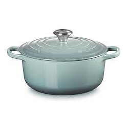Le Creuset Signature Bräter rund 20 cm Sea Salt Cene