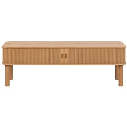 Actona TV omarica v hrastovem dekorju v naravni barvi 140x45 cm Langley – Cene