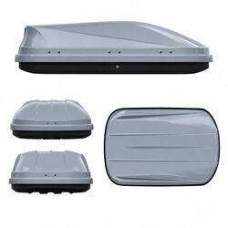  Krovni kofer Premium, 450l, 139x88x40cm, Sivi Cene